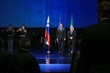 9. 10. 2015, Trst,Italija – Predsednik Pahor odlikoval Slovensko kulturno-gospodarsko zvezo (SKGZ) ob 60-letnici delovanja (STA/STAnko Gruden)